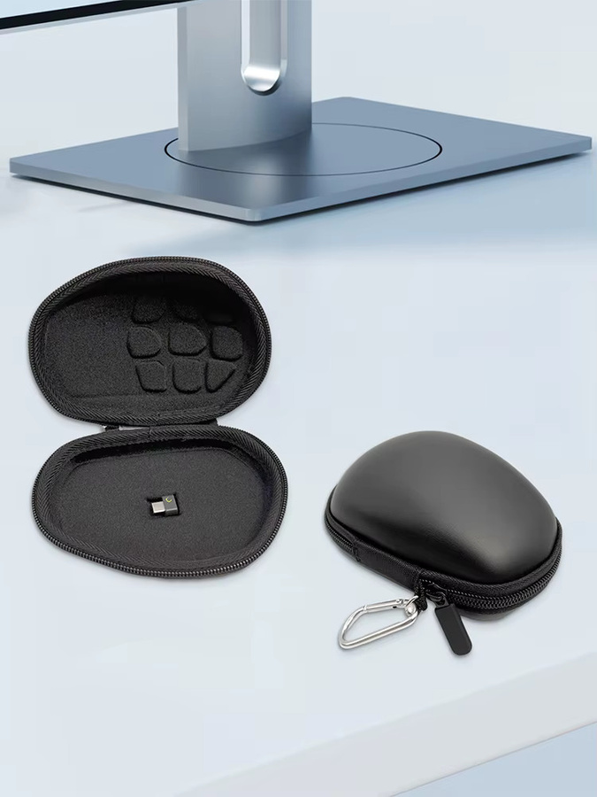 VODOOL Tragetasche für Logitech MX Master 3S/4 in Schwarz, stoßfeste Maustasche für Reisen und Pendler - Bild 6