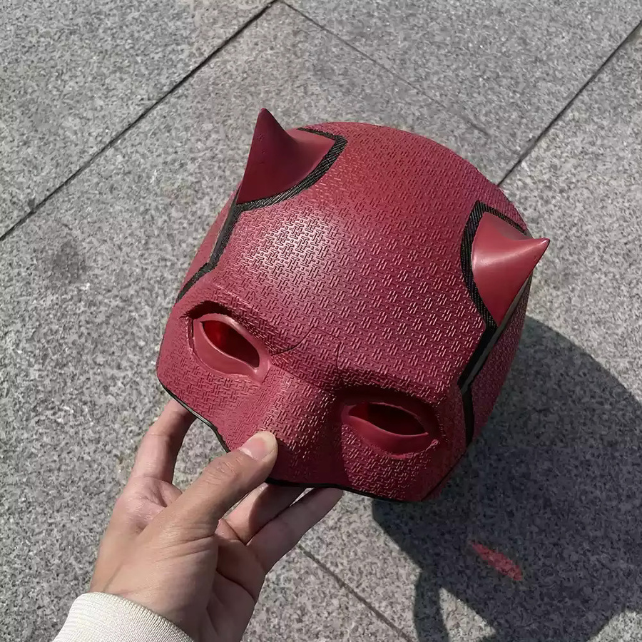 Bandai Marvel Daredevil Born Again Maske, Kopfbedeckung, Zubehör, Rot, Kunststoff - Bild 3