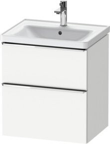 Duravit Waschtischunterschrank D-Neo in Weiß Matt, Wandhängend, B/T/H: 58,4 x 45,2 x 62,5 cm - Bild 1