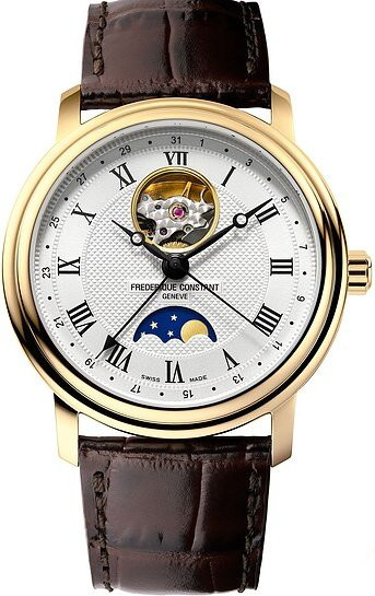 Frederique Constant Armbanduhr Automatik, Edelstahl, Mondphase, Datum, Herren - Bild 1