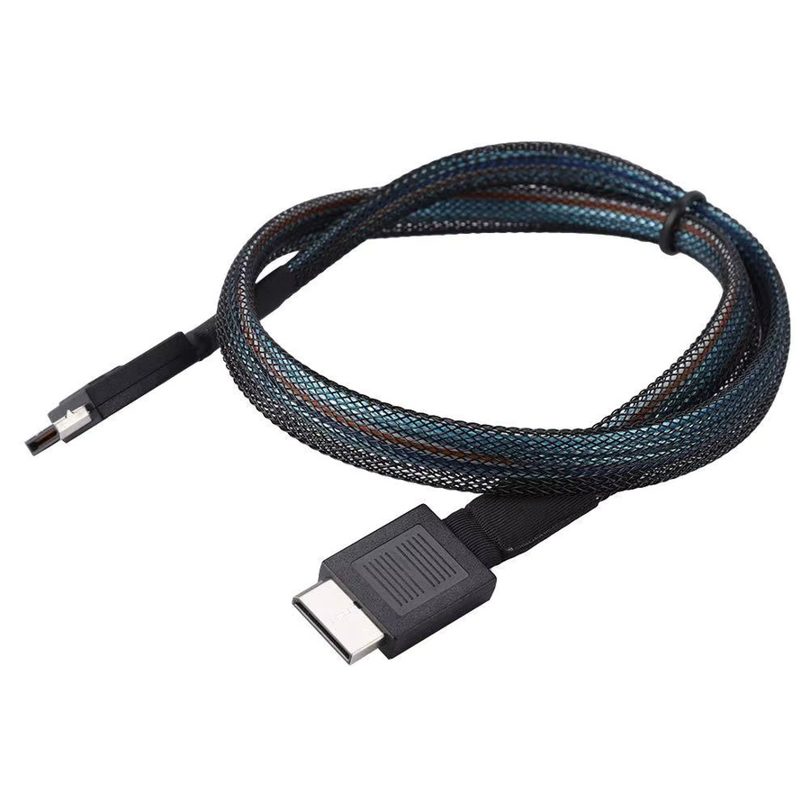 OCuLink SFF-8611 zu PCIe SFF-8611 4i High Speed Datenkabel für SSD in Schwarz - Bild 4
