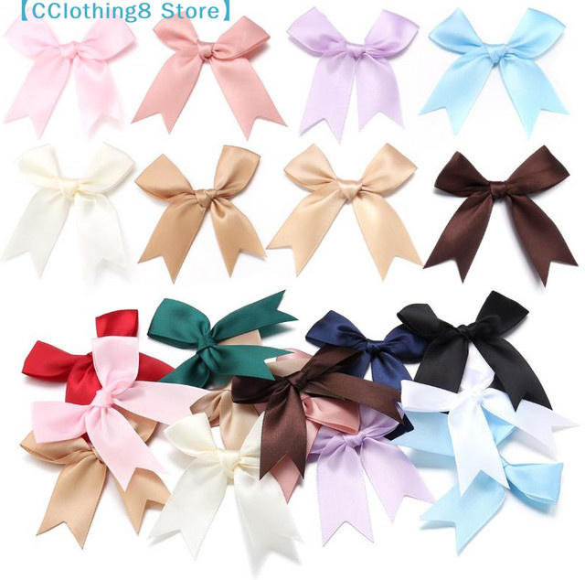 20 Stück bunte Schleifenbänder von AliS8 für Geschenkverpackungen, Hochzeiten und Bastelarbeiten, Textil, Mehrfarbig - Bild 1