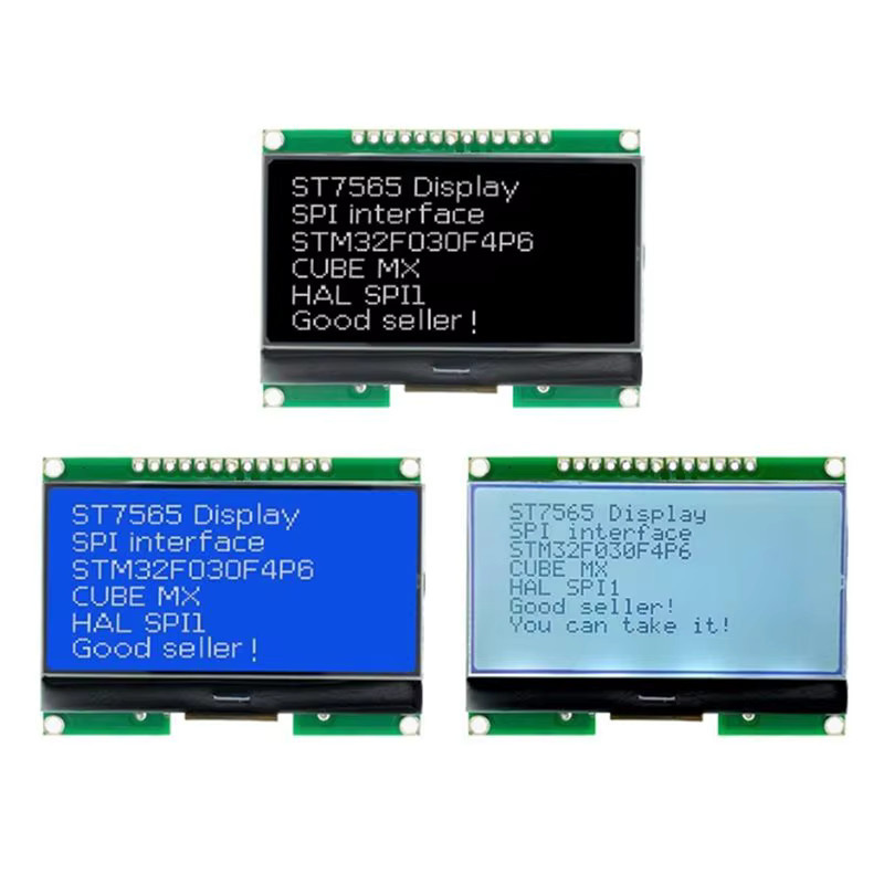 PHILE-COG LCD-Modul LCD12864-06D mit 128x64 Dots, ST7565 Treiber, Schriftart und SPI-Schnittstelle in Blau - Bild 3