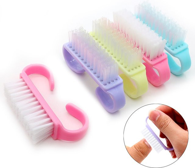 JEARLYU Nagelreinigungspinsel, Pink, Unisex - Bild 1