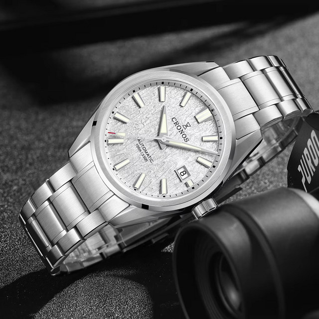 Cronos Armbanduhr Automatik, Edelstahl, 39 mm, Herren - Bild 1