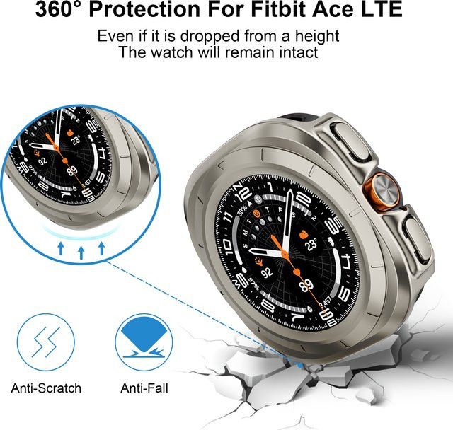 Samsung Galaxy Watch Ultra Hülle, PC, transparent, 47 mm - Bild 1