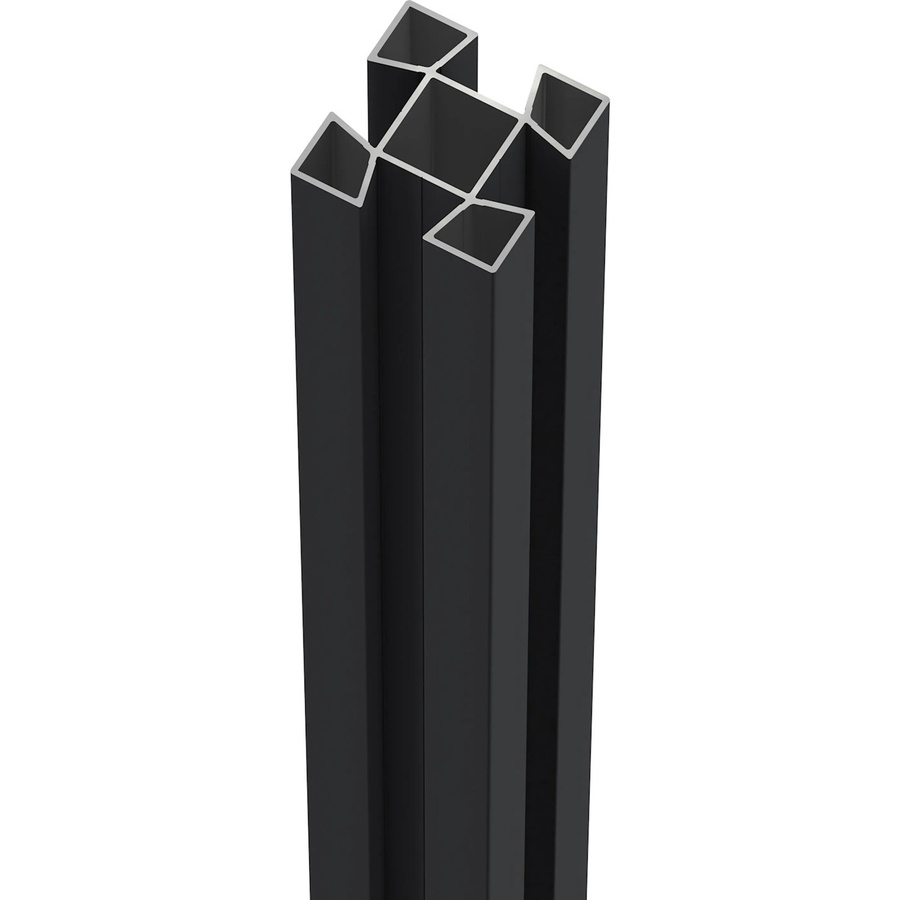 ZacAlu Aluminium-Zaunpfosten Anthrazit B/T/H: 7,3 x 7,3 x 194 cm - Bild 2