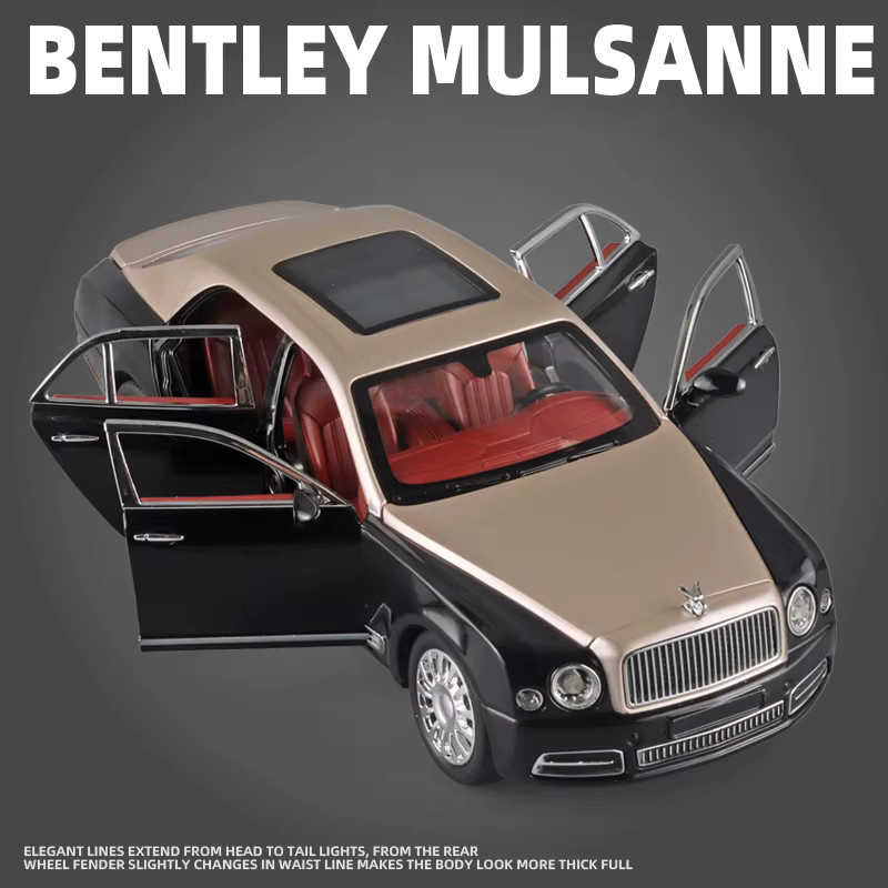Maisto Bentley Mulsanne, Modell Auto, 1:24, Metall, Sound & Licht, ab 3 Jahren - Bild 5