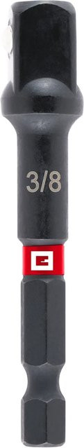 Einhell Steckschlüssel-Adapter Impact 10 mm mit 3/8 Zoll Antrieb, schwarz, Edelstahl - Bild 1