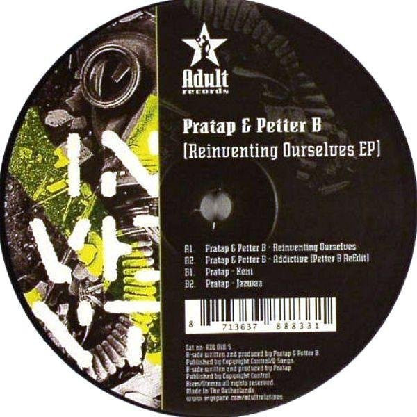 Pratap & Petter B - Reinventing Ourselves EP, 12-Zoll Vinyl Single, Adult Records, Grau, Electronic, 2008 - Bild 1
