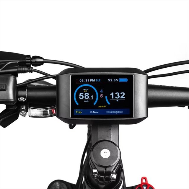 Bafang E-Bike Farbdisplay 750C für BBS01 BBS02 und G320 UART in Schwarz - Bild 1
