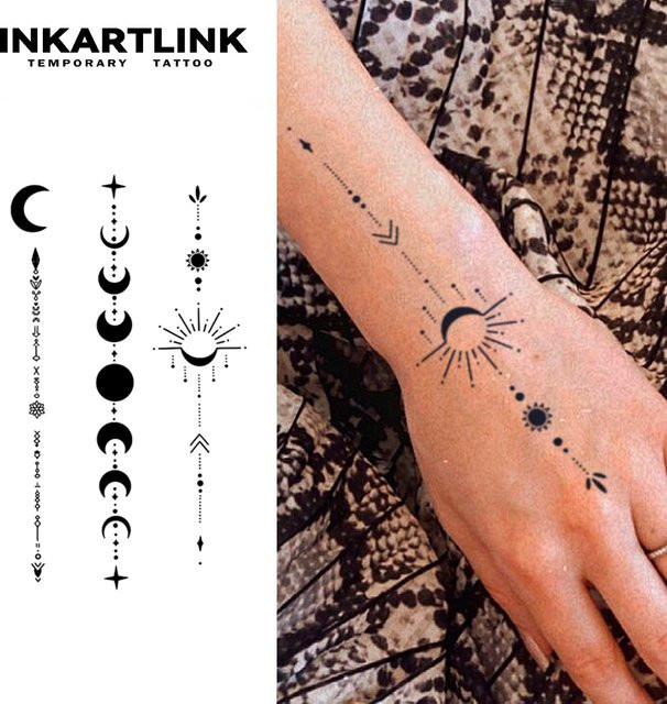 INKARTLINK Temporäres Tattoo, wasserfest, semi-permanent - Bild 1