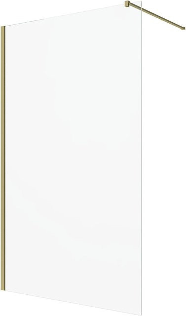 Aquabatos Walk-in Duschwand aus Klarglas mit NANO-Beschichtung, B/H: 110 x 200 cm, 8 mm ESG Sicherheitsglas mit Stabilisator - Bild 1