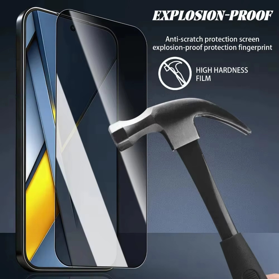 Blickschutz-Displayschutzfolie aus Glas für Samsung Galaxy S25 Ultra S24 A16 A17 A55 A56 A36 A37 Anti-Spy Transparent - Bild 4