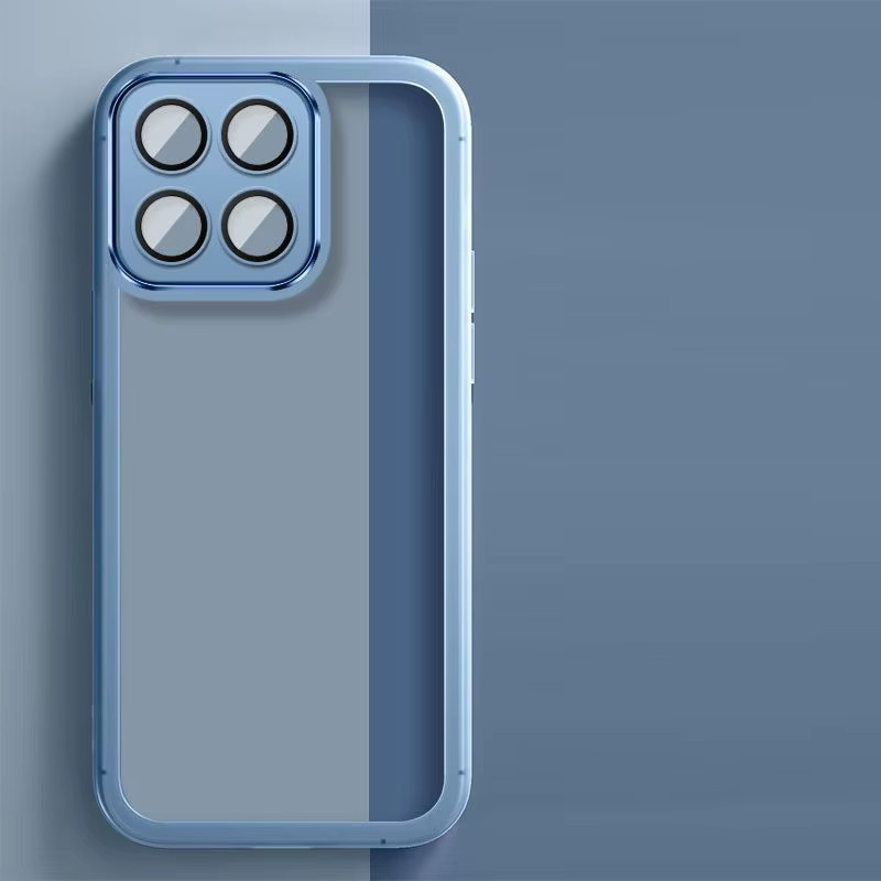 Stoßfeste Silikon Schutzhülle für Motorola Moto G56 in Blau - Bild 1