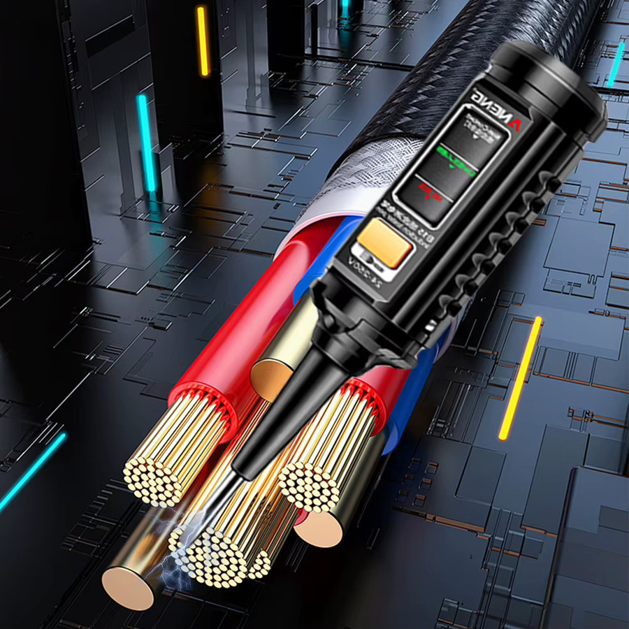 ANENG B15 Induktiver Spannungsprüfer mit Farbanzeige und Licht für professionelle Elektriker-Arbeiten - Bild 5