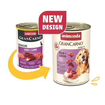 animonda GranCarno Original Nassfutter Hund Senior Rind und Lamm 24 x 400 g - Bild 2