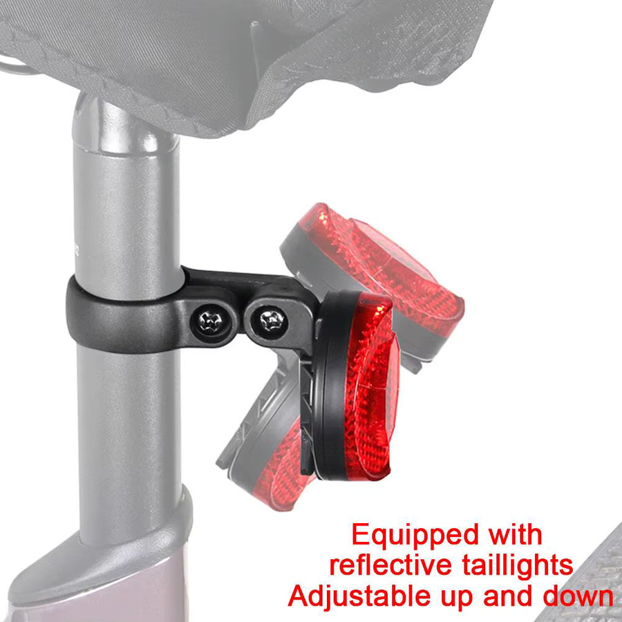 Anti-Diebstahl Rücklicht-Halterung für Apple AirTag in Rot für MTB und Rennrad zur versteckten Positionierung am Sitzrohr - Bild 3