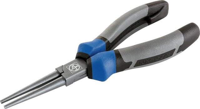LUX-TOOLS Professional Rundzange aus gehärtetem Stahl in Multicolour, Länge: 160 mm - Bild 1
