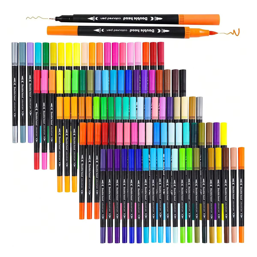 ART WALKER Marker Set mit Dual Tip Pinsel und Feinspitze für Manga und Aquarellmalerei in Multicolour - Bild 1