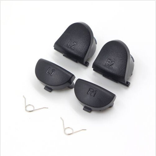 JETTING Ersatz Trigger Tasten L1 L2 R1 R2 für Dualshock 4 PS4 Controller in Schwarz - Bild 1