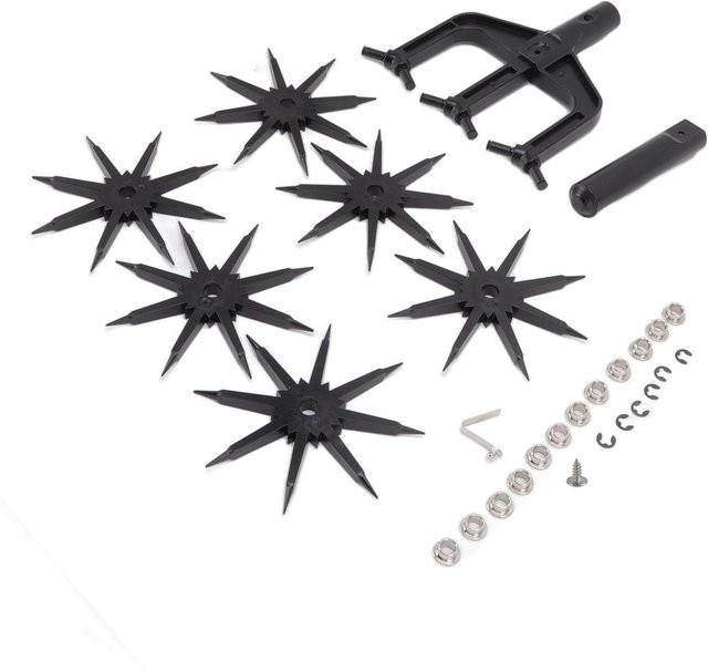 Neoglint 2-in-1 Gartenboden-Vertikutierer und Rotationsfräse in Schwarz - Bild 1