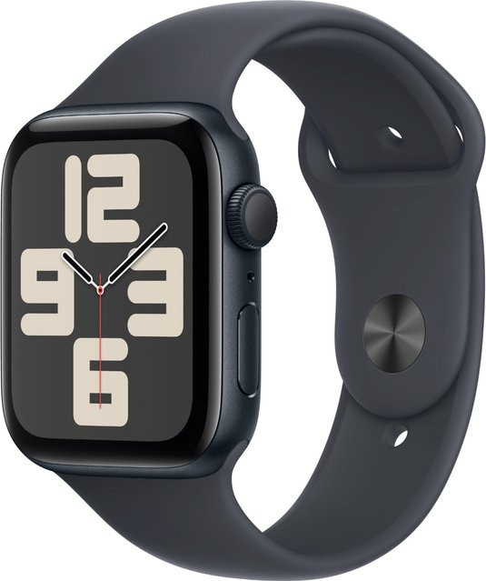 Apple Watch SE GPS mit Sportarmband M/L in Mitternacht - Bild 1