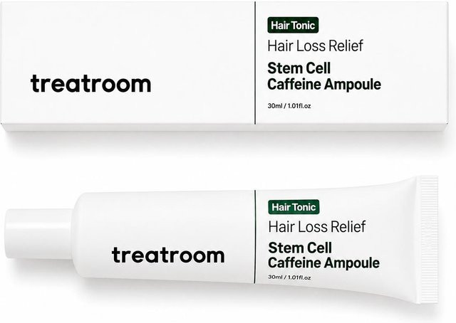 TREATROOM Haar- & Kopfhautpflege-Set, Koffein-Ampulle & Peptid-Serum, 30 ml + 30 ml - Bild 1