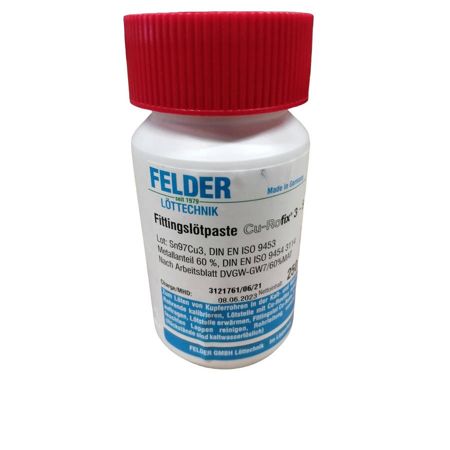 Kirchhoff Kupfer-Weichlötpaste S-Sn97Cu3 Grau 250 g - Bild 2