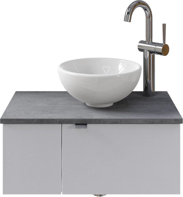 Pelipal Einzelwaschtisch Serie 6915 Weiß mit Softclose Breite: 61 cm - Bild 1