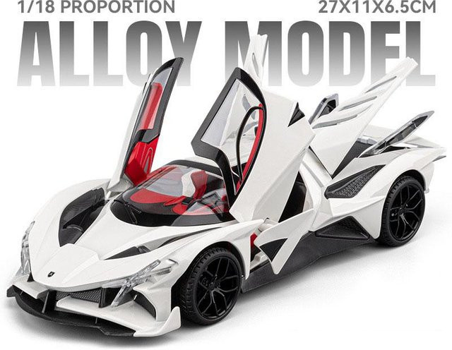 Linyi toy car Apollo Evo Lambor Lp770 Sportwagen, 1:18 Maßstab, mit Musik und Licht, ab 14 Jahren - Bild 1