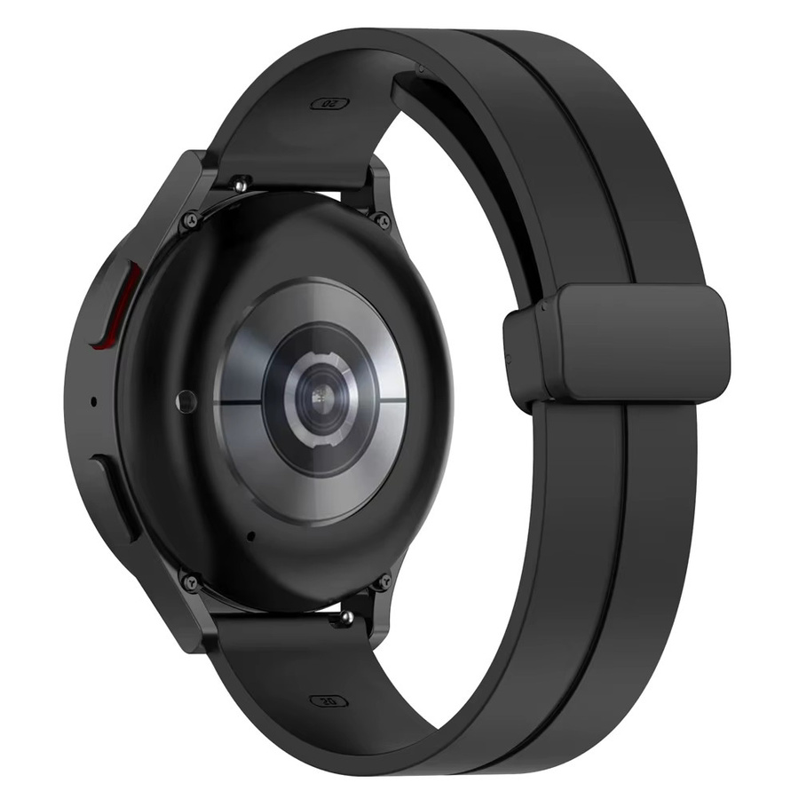 SNQP Uhrenarmband Silikon, Magnetschnalle, 20 mm, 22 mm, Unisex - Bild 2