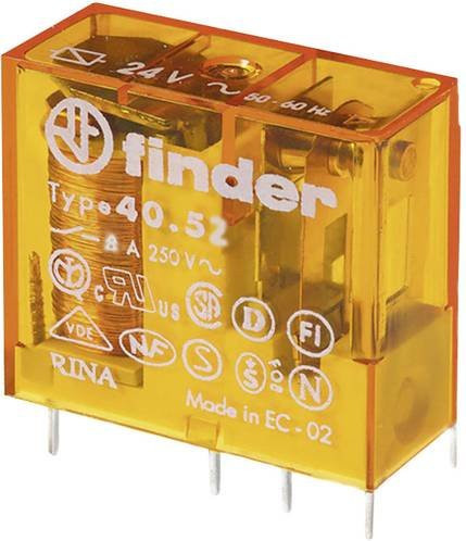 Finder Printrelais 40.52.8.110.0000 110 V/AC 8A 2 Wechsler 50 Stück Tray - Bild 1