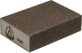 Klingspor SK 500 Schleifklotz Korund braun Korn 60 B/T/H: 10,0 x 7,0 x 2,5 cm - Bild 1