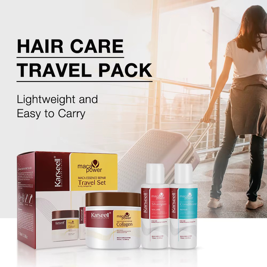 Karseell Kollagen Haarmaske, Shampoo und Conditioner Set, trockenes Haar - Bild 2