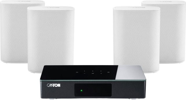Canton Smart Libero Set 4 TV Sound System in Weiß mit Wi-Fi, HDMI und Bluetooth - Bild 1