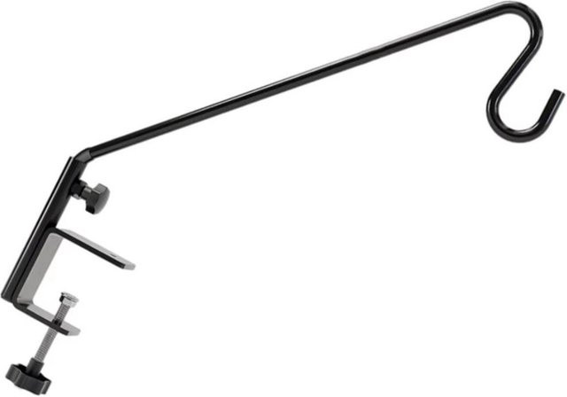 Shengshijieda Gartenhaken aus Edelstahl mit 360 Grad Drehung als Schwerlasthaken und Pflanzenhalter in Schwarz, Höhe: 28 cm - Bild 1