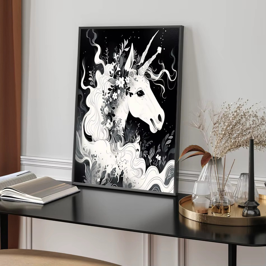 RUOPOTY Malen nach Zahlen Set mit Tiermotiven für Anfänger und Erwachsene, DIY Wandkunst Set in Mehrfarbig mit Malpinseln und Papier - Bild 4