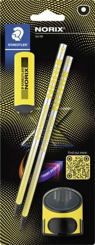 Staedtler NORIX 181 Bleistiftset HB in Schwarz und Gelb, 4 Stück - Bild 1