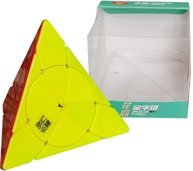 YJ Flower Pyraminx, 3x3x3 Zauberwürfel, Blütenblatt Pyramide, Lernspielzeug - Bild 1