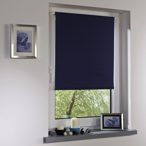 LIEDECO Verdunkelungsrollo Klemmfix aus Polyester in Blau, thermoisolierend, Breite: 100 cm, Höhe: 150 cm - Bild 2