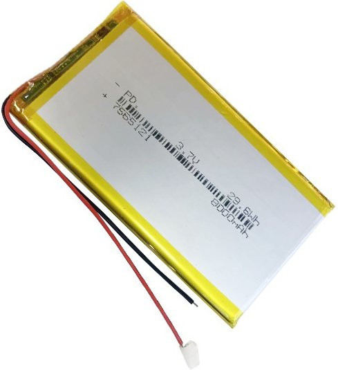 Aleaivy Polymer-Lithium-Ionen-Akku mit 8000 mAh und 3,7 V für Spielzeug, Powerbank, GPS und MP3/MP4-Zubehör - Bild 1