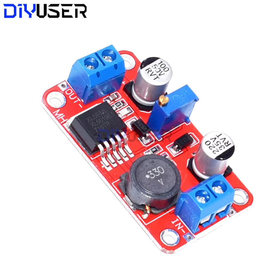 DIYUSER XL6019 4A DC-DC-Aufwärtswandler einstellbares Hochspannungs-Aufwärts-Leistungsmodul in Rot - Bild 2
