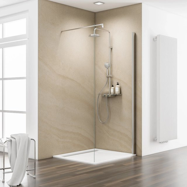 Schulte ExpressPlus MasterClass Walk-In Duschwand Ecke silberfarben B/H: 90 x 200 cm - Bild 1