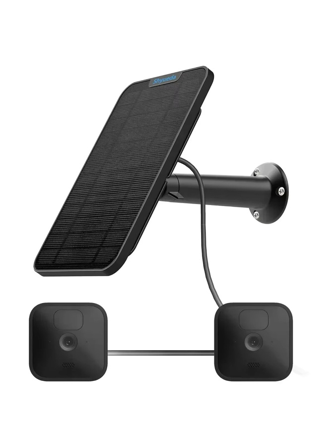 Blink Solarpanel für Blink XT, XT2 und Outdoor Kamera der 3. Generation in Schwarz mit wasserdichten Ladekabeln (4 m und 3 m) - Bild 3