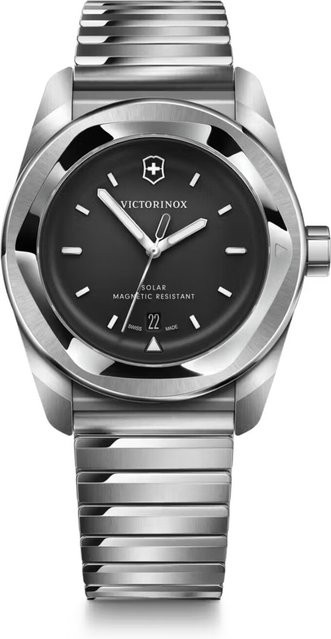 Victorinox Herrenuhr Concept One, Solar, Edelstahl, 39 mm, Schwarz, 10 ATM - Bild 1