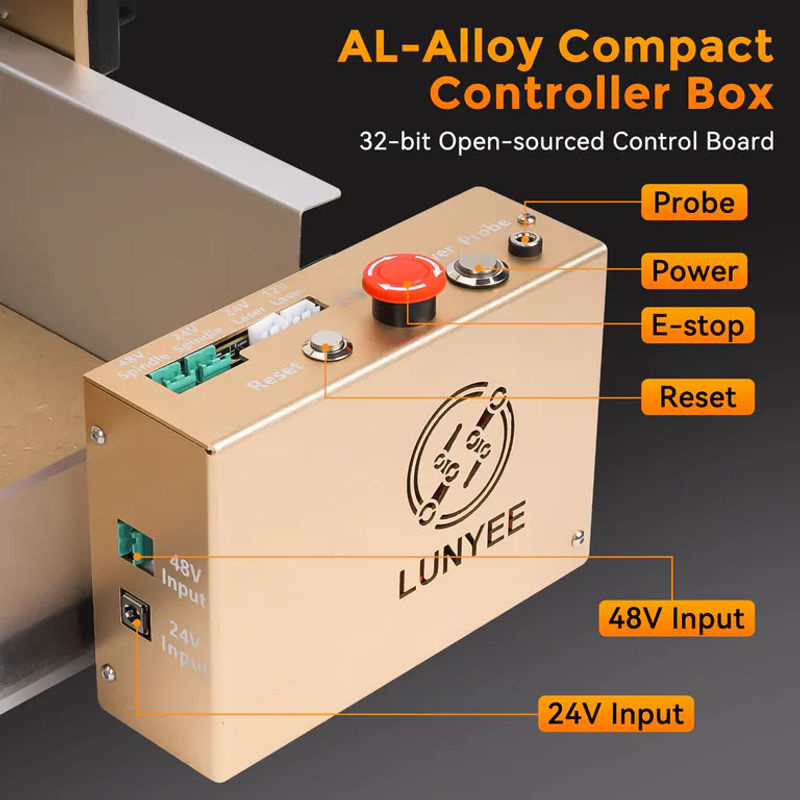 LUNYEE Router CNC-Maschine 4040 PRO für Holz, Metall und Acryl mit GRBL-Steuerung und 3 Achsen - Bild 5
