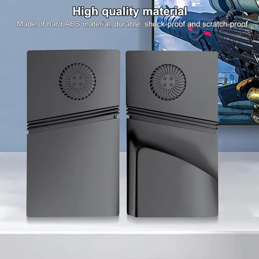 Sony Frontplatten-Konsolenabdeckung aus ABS-Hartschale in Schwarz für PS5 Pro Disc und PS5 Pro Digital Edition - Bild 3