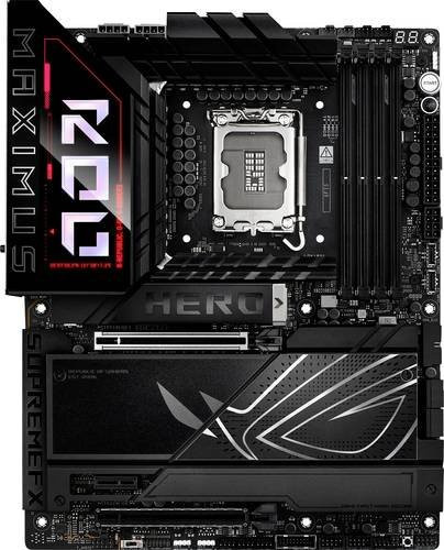 Asus ROG MAXIMUS Z890 HERO ATX Mainboard mit LGA1851 Sockel, Z890 Chipsatz, DDR5 und Wi-Fi in Schwarz - Bild 1
