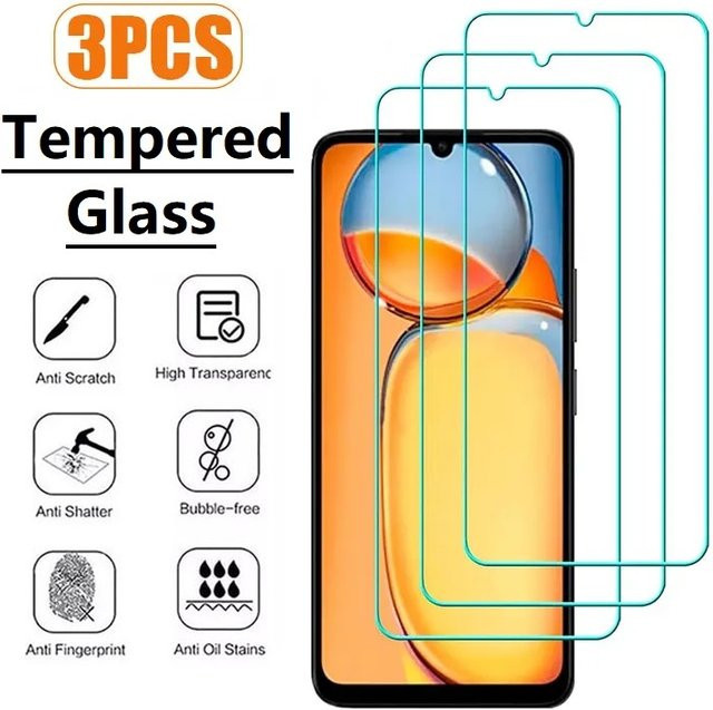 3er-Pack Displayschutzfolie aus gehärtetem Glas für Xiaomi Redmi Note 10, 10T, 11S, 11 und 9 Pro in Transparent - Bild 1